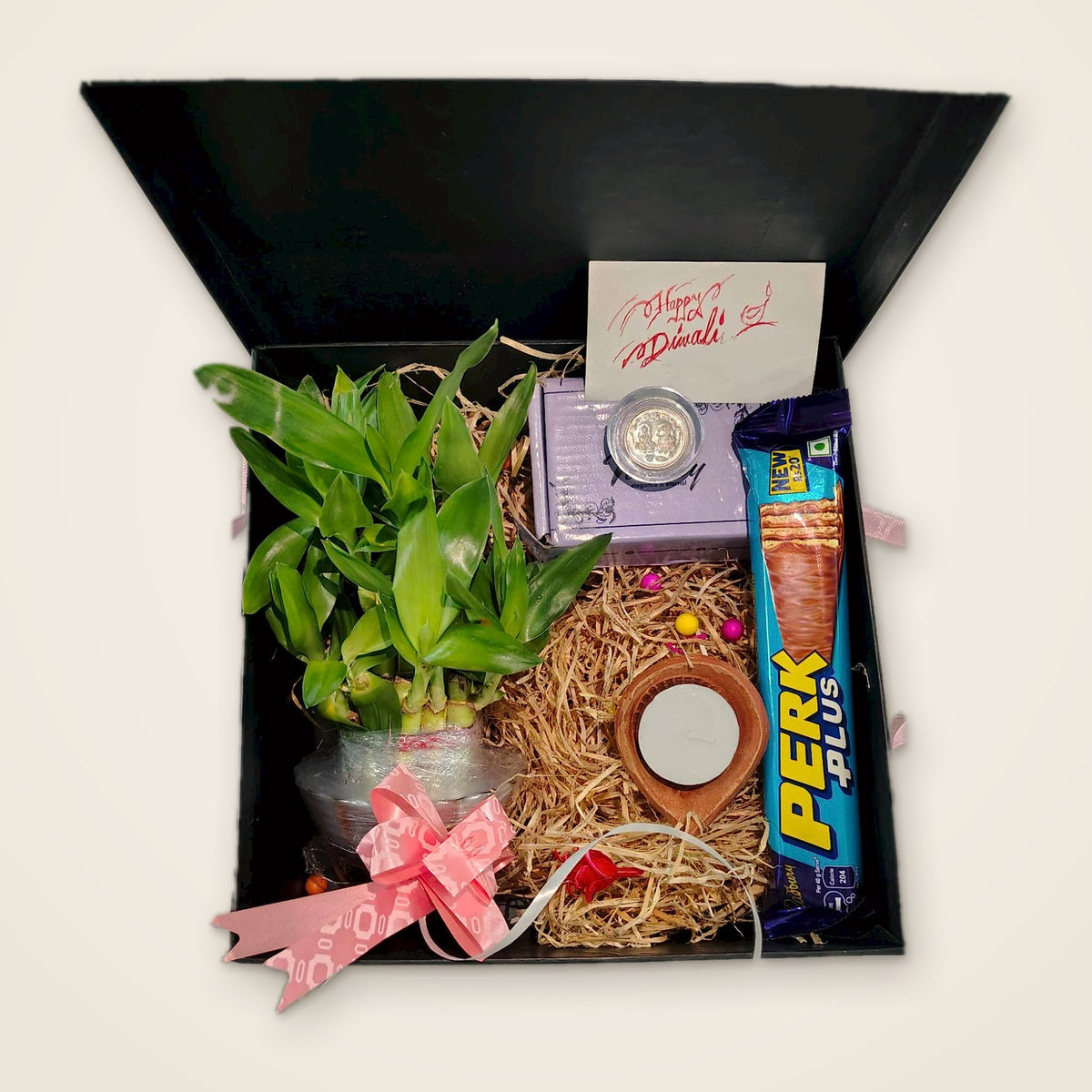 Diwali Lucky Bamboo Gift Box