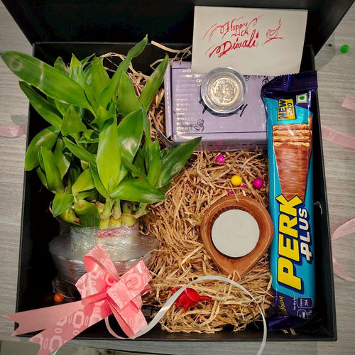 Diwali Lucky Bamboo Gift Box