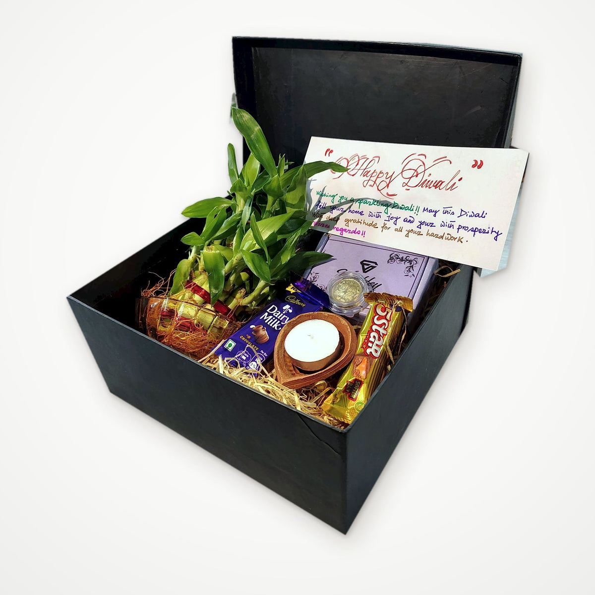 Diwali Lucky Bamboo Gift Hamper